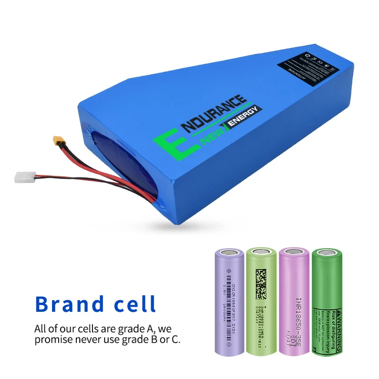 Premium 48V lithium lion battery Triangle battery in hot selling with lots of positive feedback