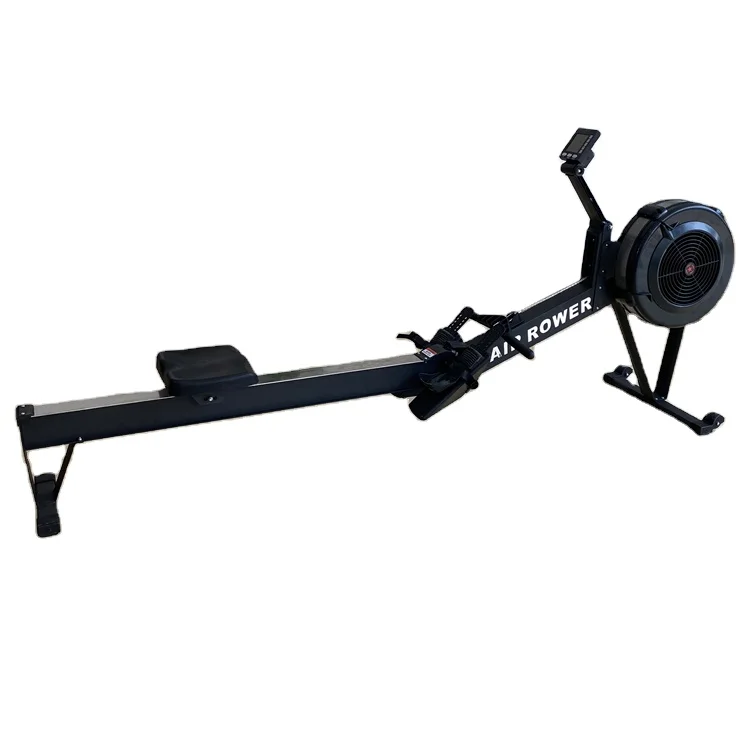 Gym Fitness Seated Cables Air rower  Machine  with screen Display gym or home training equipment