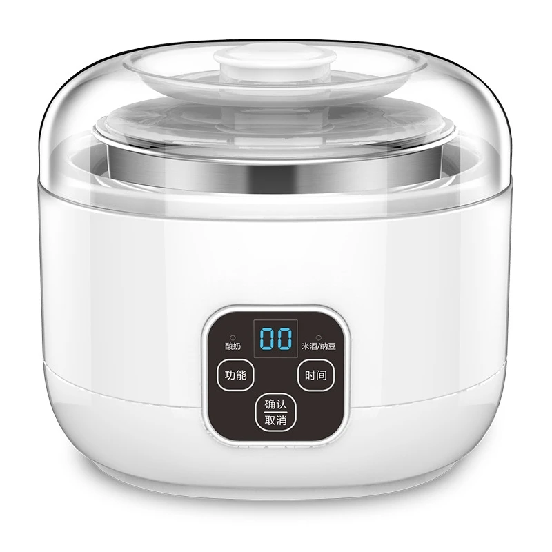 Wholesale household kitchen appliance yogurt maker SS liner ceramic cup yogurt making machine