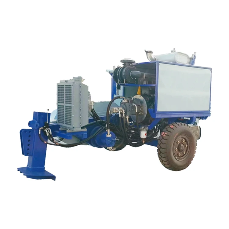 150kN cable stringing equipment hydraulic cable puller machine for overhead line power constrtuction