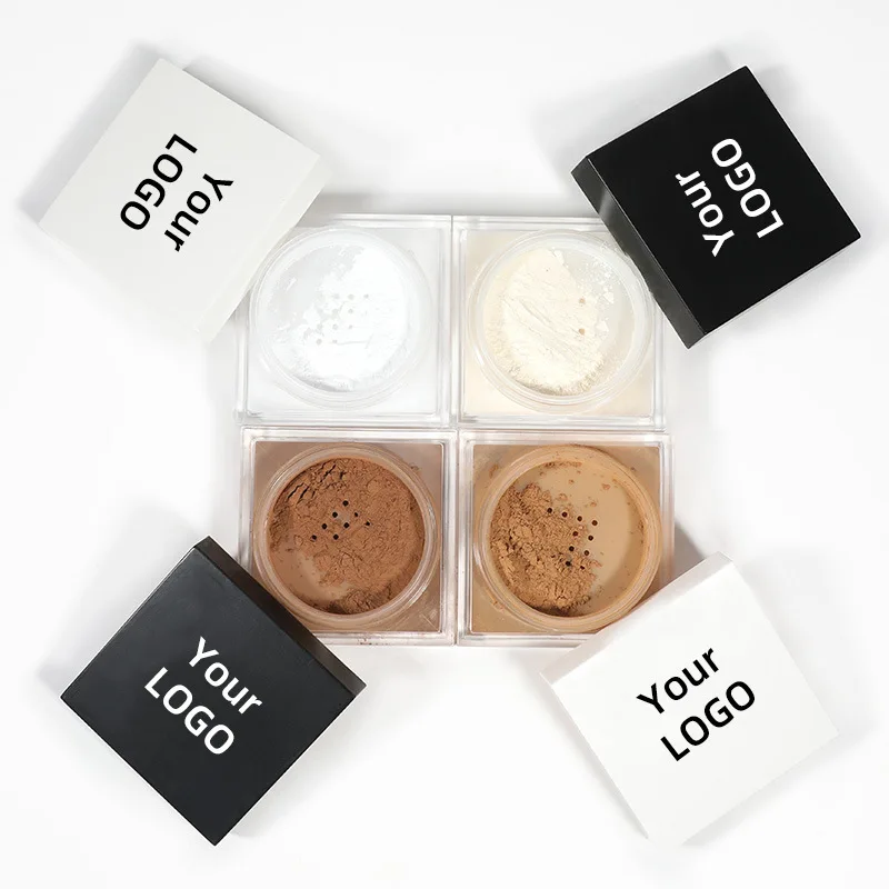 High Pigment Oil Control Setting  Powder No Logo  Waterproof Long-lasting  Loose Powder