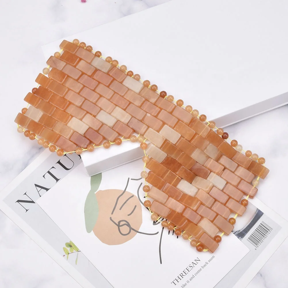 High Quality Jade Sleep Mask & Blindfold Jade Eye Mask Anti-Aging Hot and Cold Using Eye Mask