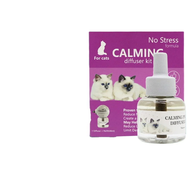 Cat Calming Diffuser for Correcting Unwanted Behaviors of Cats Related to Stress Fear or Sexual Hunting