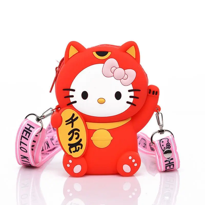 stylish design beach go shopping can hold toys Three-dimensional Silicone Coin Purse