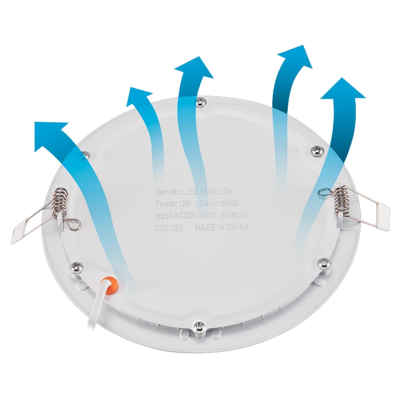 2024 new products panel de luz led downlight 3W 6w 9W 12w 18w 24w  ultra-thin dimmable panel lamp led ceiling panel light