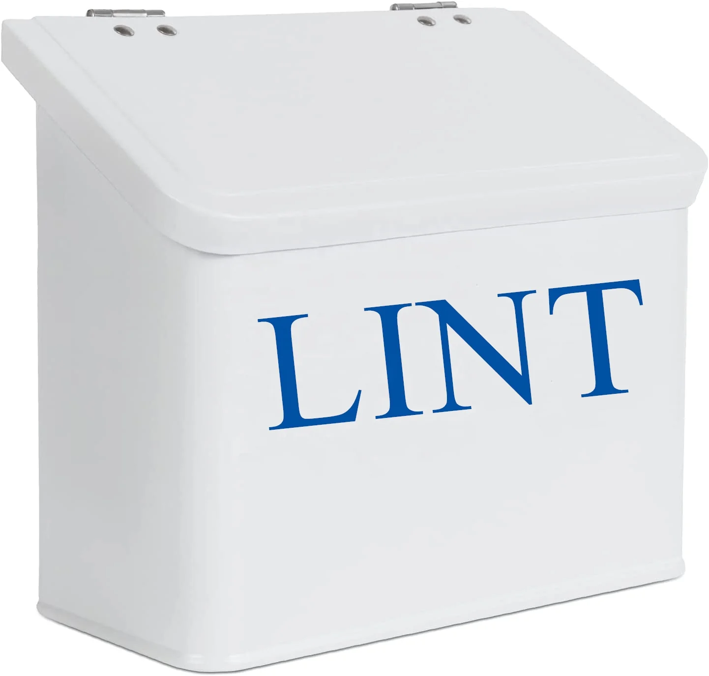 Farmhouse laundry room wall mount metal household magnetic lint holder lint bin lost socks holder