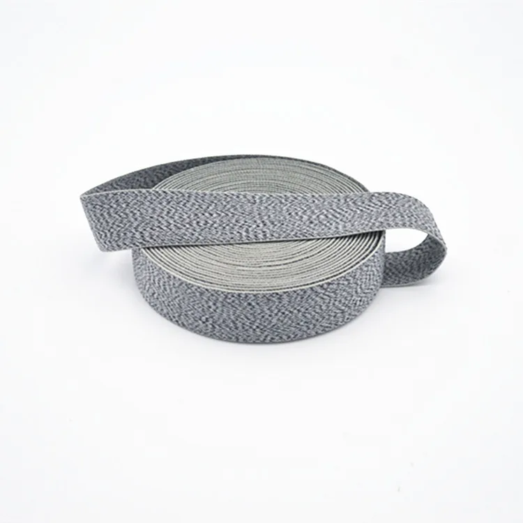 High Elasticity Grain Like Corn Woven Elastic Band for Outdoor Furniture Decoration Grey 3-5days Printed Elastic Tape Webbing
