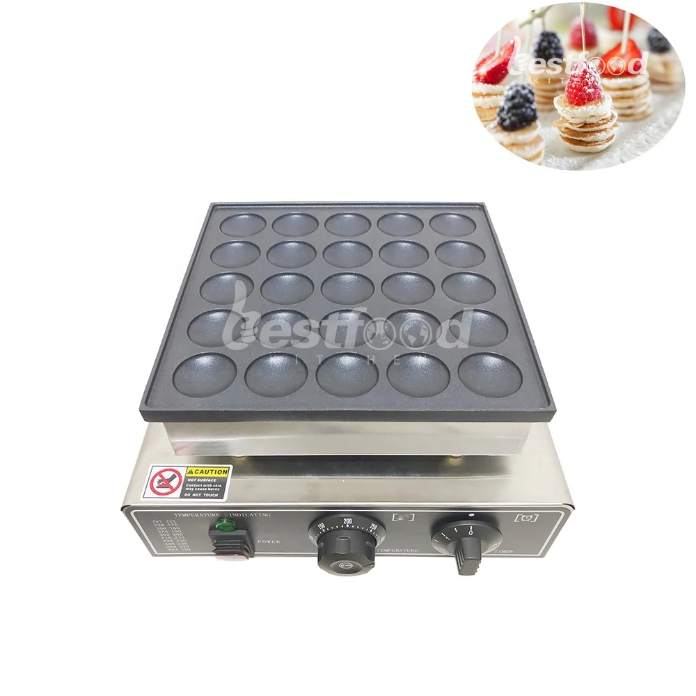 110V/220V Square Poffertjes Maker/ Holland Pancakes/ Nonstick Poffertjes Baking Machine