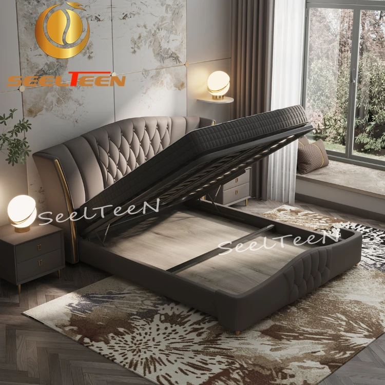 Designs Luxury Solid Wood Hotel Furniture 5 Star Master King Size Bedroom Set