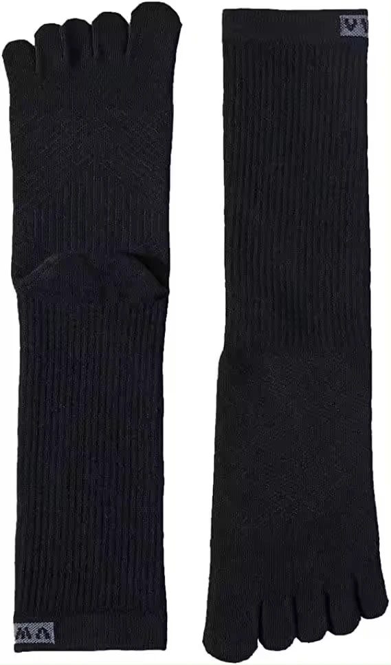 Custom Toe Athletic Running Socks Men Crew Sports Five Finger Socks