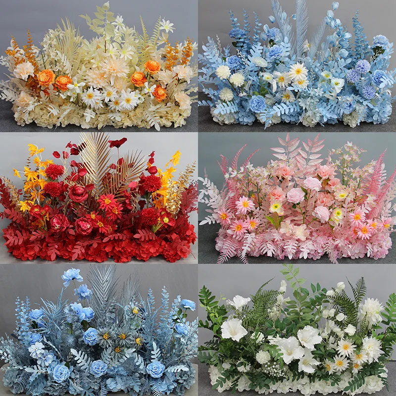 Silk Floral Artificial Flowers for Wedding Table & Wall Decor Elegant Garden Parties Reception Decoration