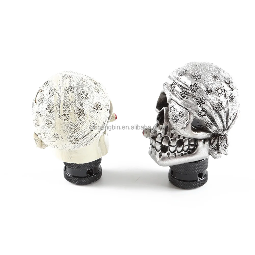 Skull Shift Knob Car Manual Resin Skull Lever Gear Shift Knobs Auto Shift Knobs Manual Transmission Car Accessories