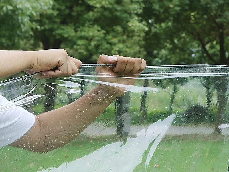 Litong Garden Cover Gazebo perlago vertical walls PVC clear tarp side curtains