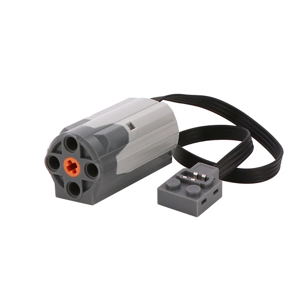 Stemedu MOC Building Block MOC Technics Parts AA Battery Box Train Power Function Part M L XL Motor For Le.goeds