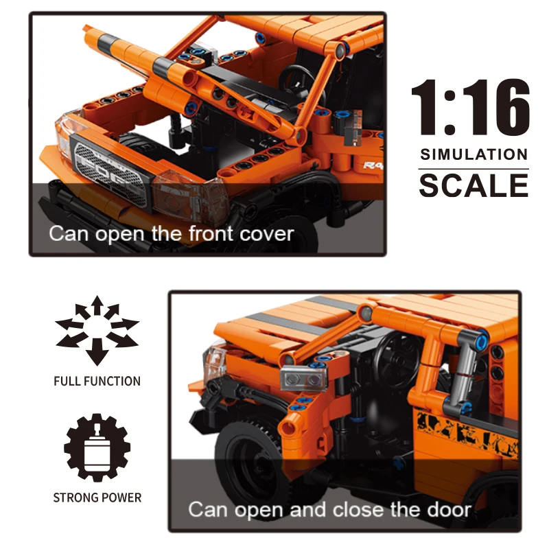 Big Sets Plastic Block Puzzle Wholesale Price Kids Building Blocks Children Electric Rc Remote Control Car Rock Crawler