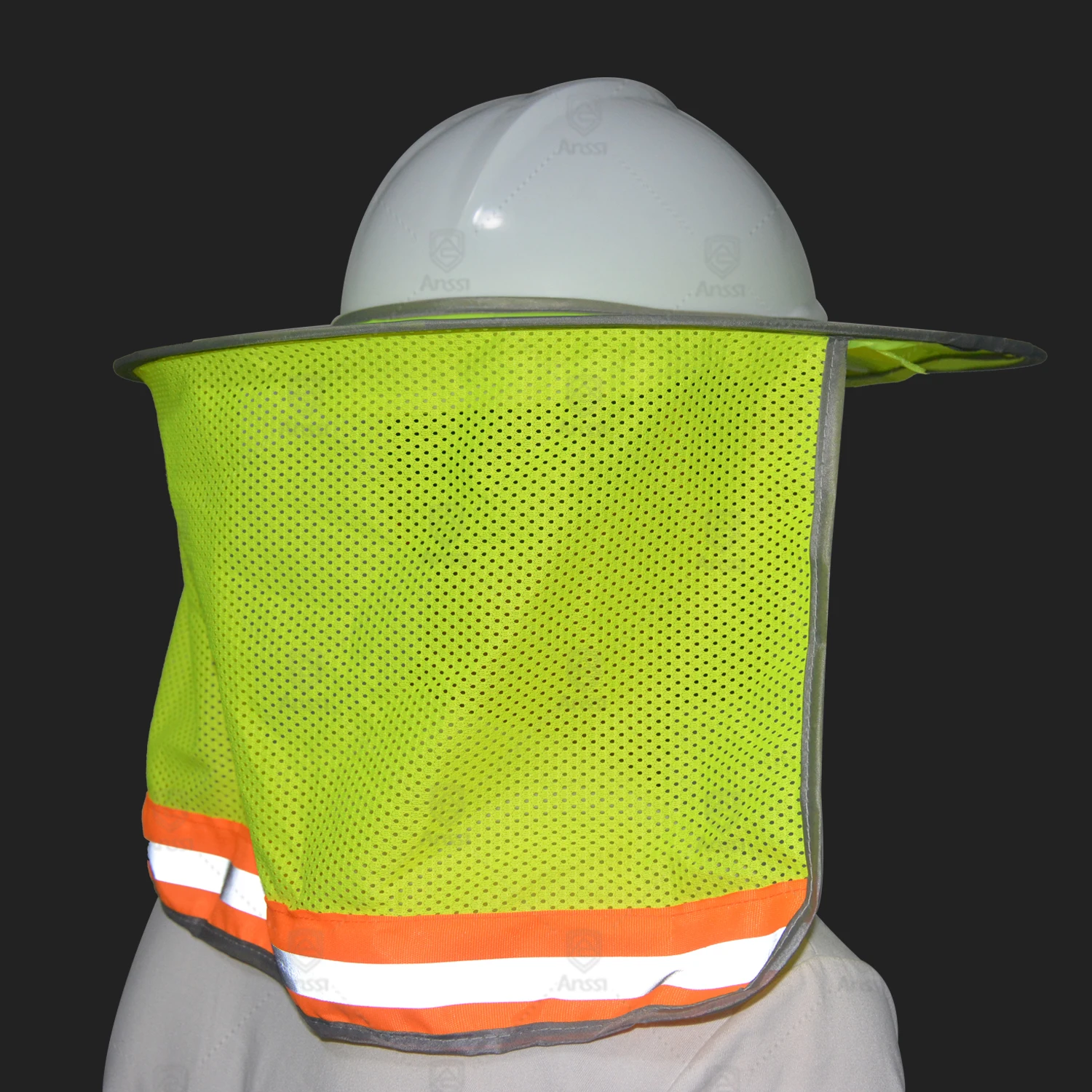 Wholesale Top Quality Breathable Hard Hat Sun Shade Visor Reflective Safety Helmet Neck Shield For Railway Construction Worker
