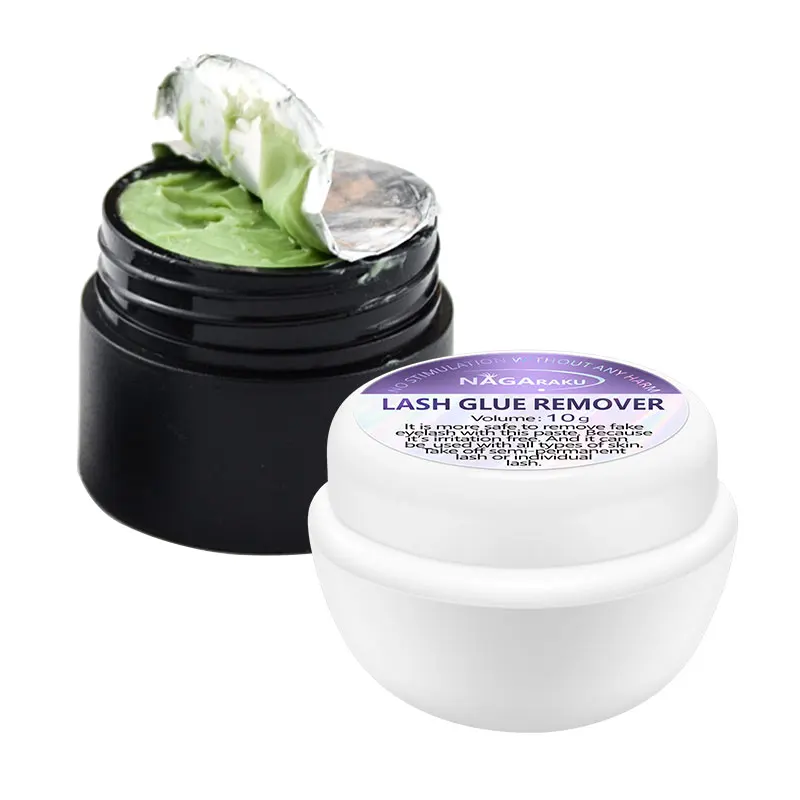 
NAGARAKU Eyelash Extension Glue Remover 5g 10g Mild Fast Remove Glue Remover Paste Cream 12ml No Irritation Sweet Smell 