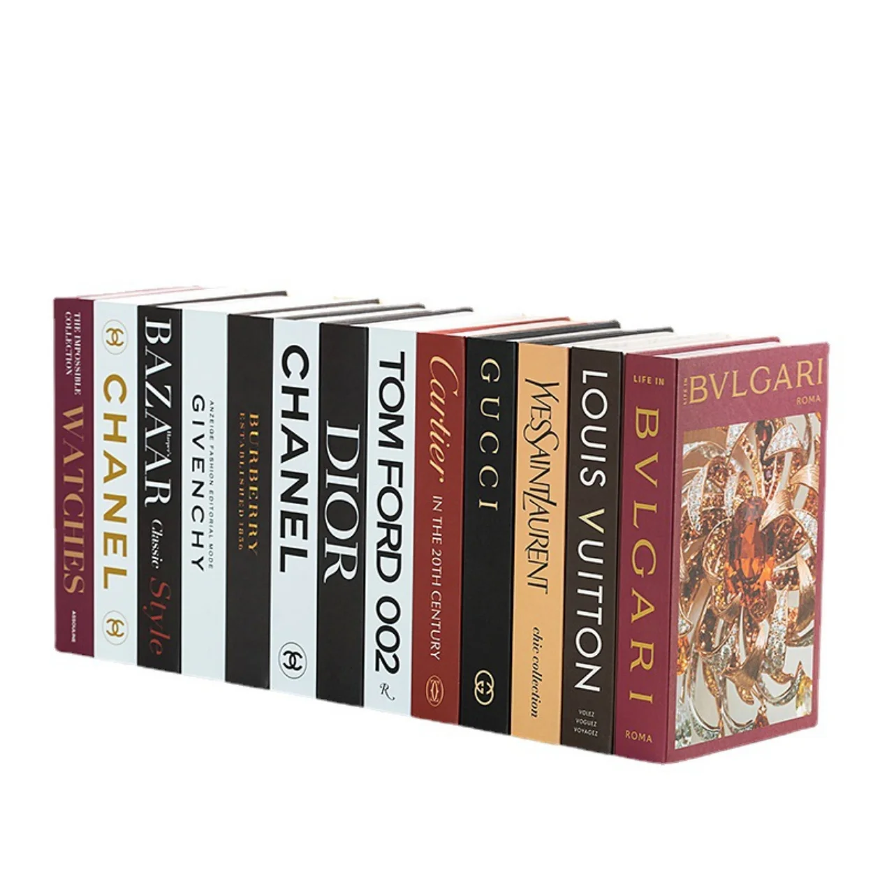 Fashionable Faux decorative books Hardcover books for home decor books Decorating Coffee Tables And Shelves