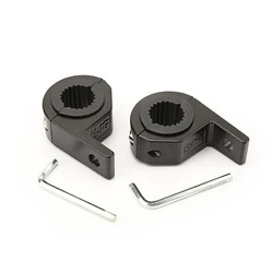 1 Piece Universal ATV UTV TRUCK AU Motorcycle Bar Pipe Tube Holder LED spotlight Mount Clamps