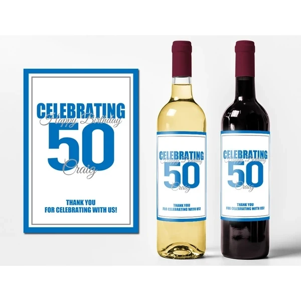 Adhesive Label Maker Laminated Paper Sticker Wine Whisky Bottle Sticky Label