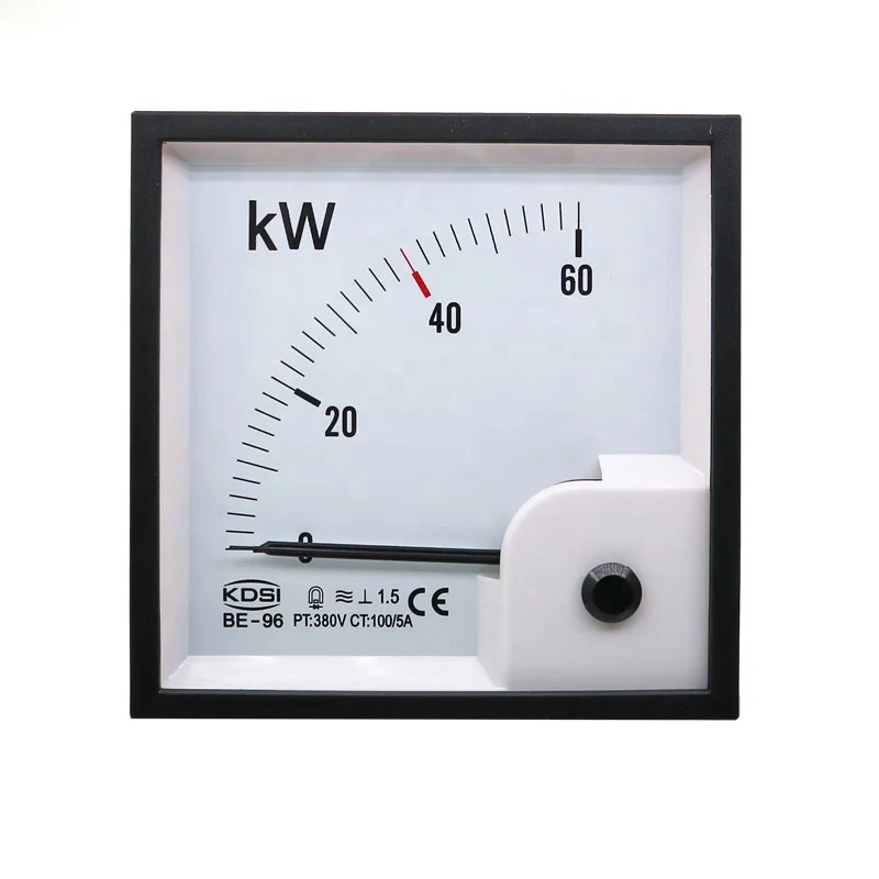 Промышленная универсальная аналоговая панель BE-96 3P3W 60kW 380V 100/5A watt kw panel