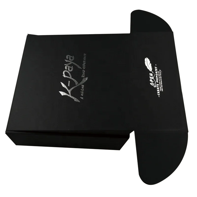 Изготовленный на заказ все размеры Черный Большой 5 слоев гофрированной упаковки картонная коробка