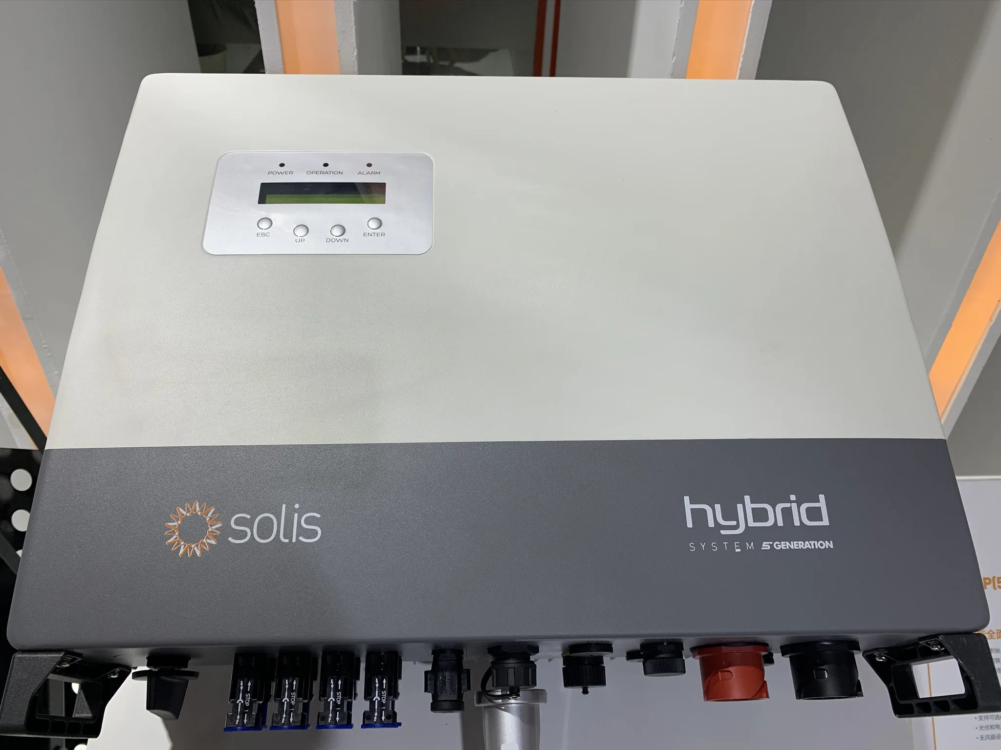 В наличии Solis Гибридный инвертор 5kw 6kw 8kw 10kw 3 фазы solis солнечный RHI ES on off Сетка