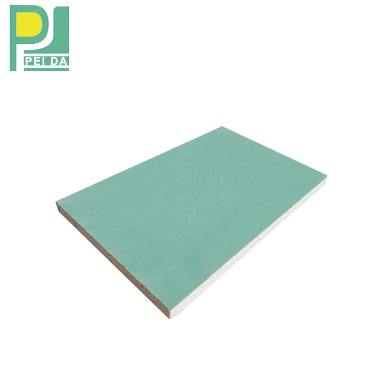 China Regular Plaster Gypsum Board 12mm Thickness Drywall Partition Wall Cladding Panel Manufacturers