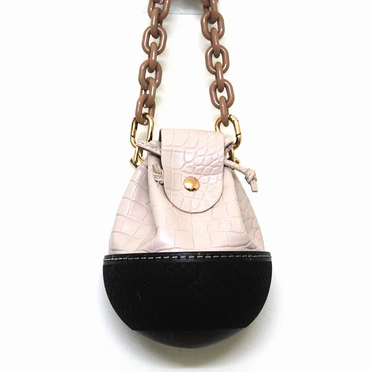 2021 best selling PU leather Coconut Shell cossbody bag fashionable small sling bag for women