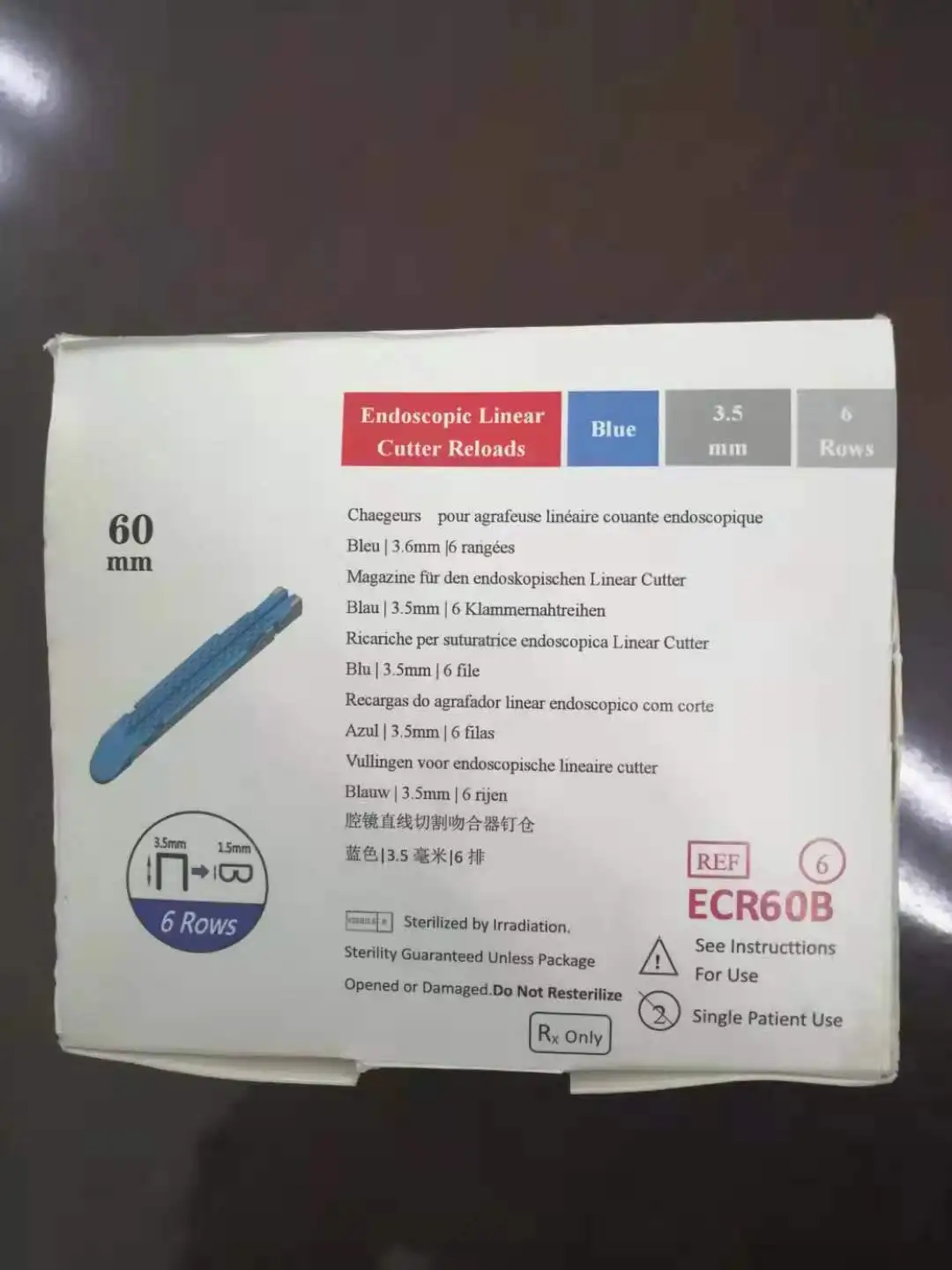 Laparoscope Endo gst gold Echelon 60 GST60 Endo Linear Cutter Stapler