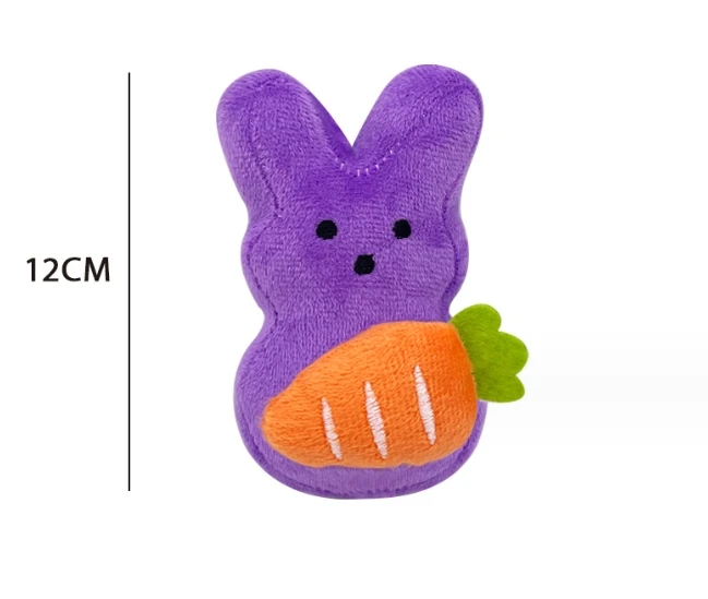 easter plush peeps bad bunny plush toys with radish kids gift easter toys 2024