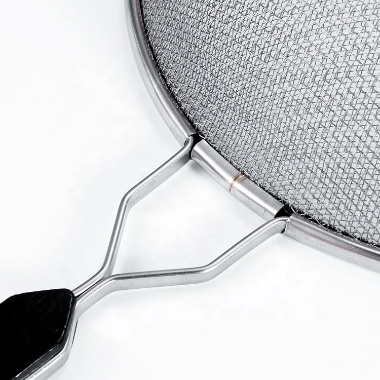 High Quality Stainless Steel  Kitchen Strainer Fine Mesh Strainers With Wooden Handle