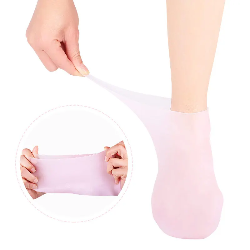 Supplier Gel Heel Socks Care Heel Silicone Foot Care Protector Massaging Heel Protection Cushion Pad