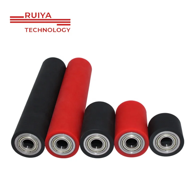 EPDM/NBR rubber rollers customized white/black more colors good quality rubber products PU  rubber wheels