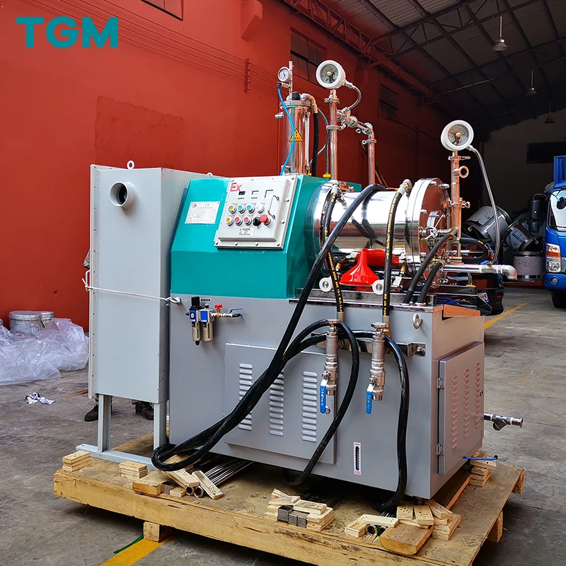 2023 TGM Machine zirconia ceramic continuous grinding nano ball sand mill machine for Coatings paint mill
