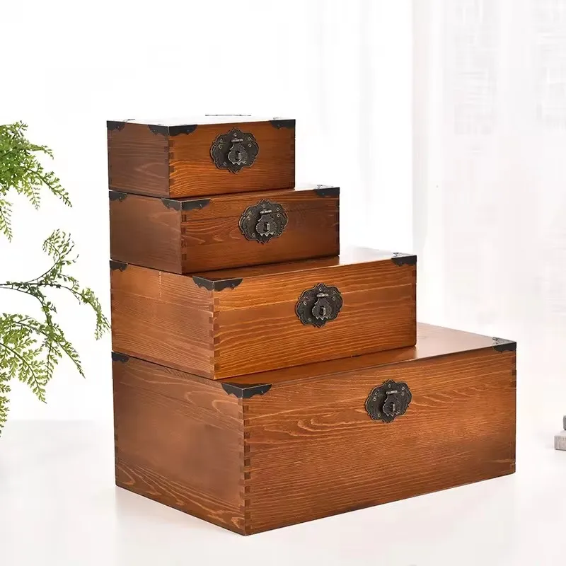 Wholesale Customize Luxury MDF Wine Glass Wooden Boxes Piano Lacquer Wine Box for Perfume Gift Packing