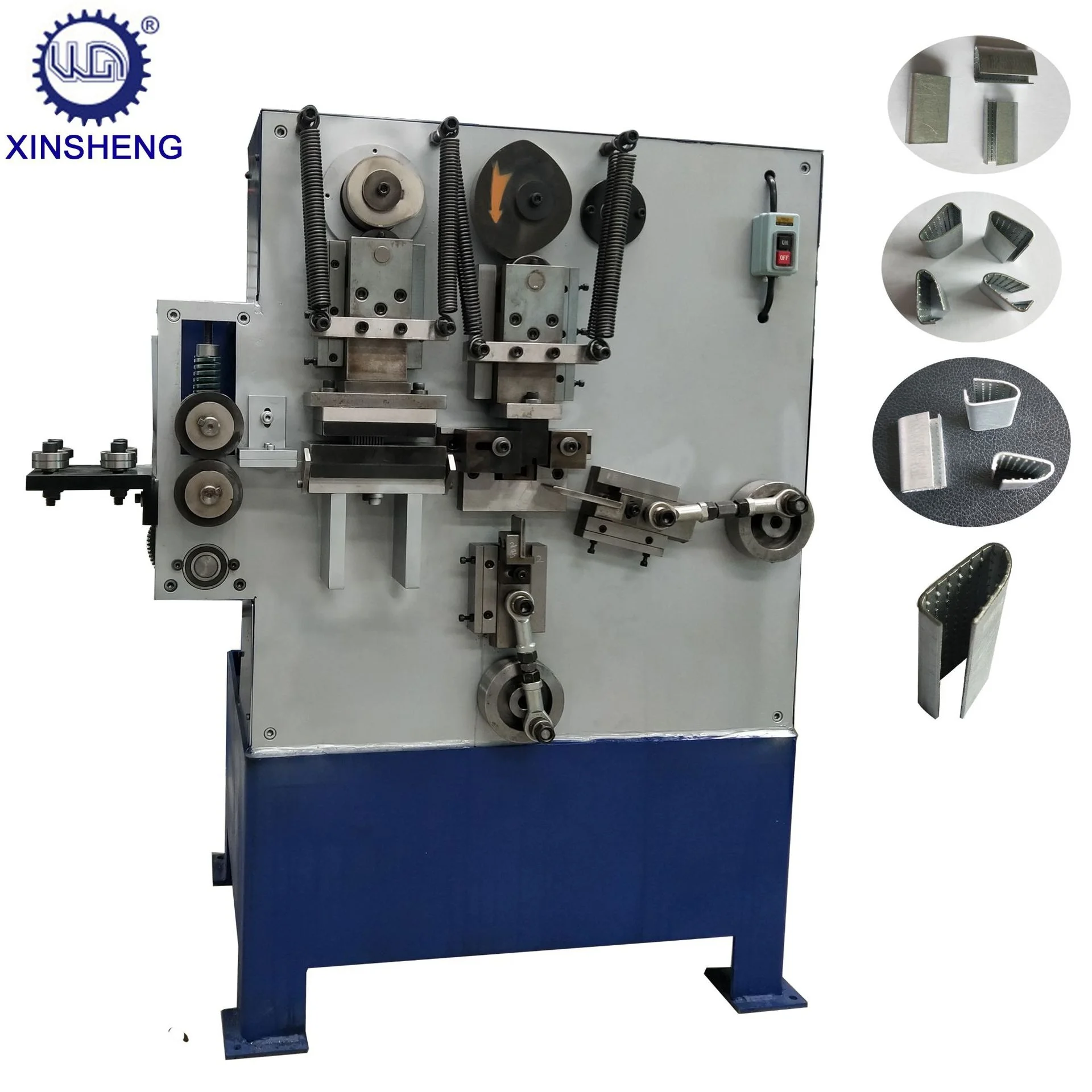 Mechanical Metal Heavy duty PP strapping steel seals packing buckles making machinery