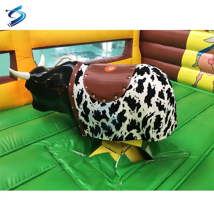 Good Price Customized shape inflatable Bullfighting Sport Games Mat Mechanical Rodeo Bull for Sale