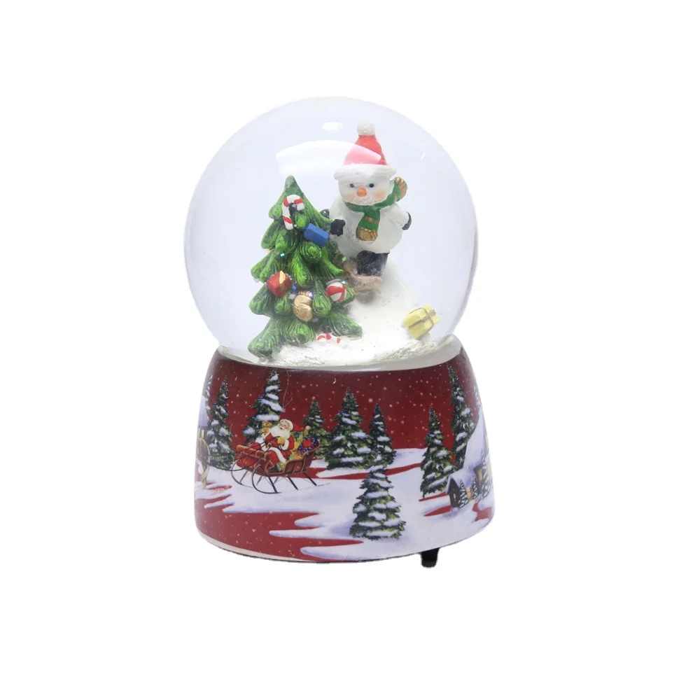 Оптовая торговля стеклянный пользовательский снежный шар производители водный шар праздничные сувенирные подарки