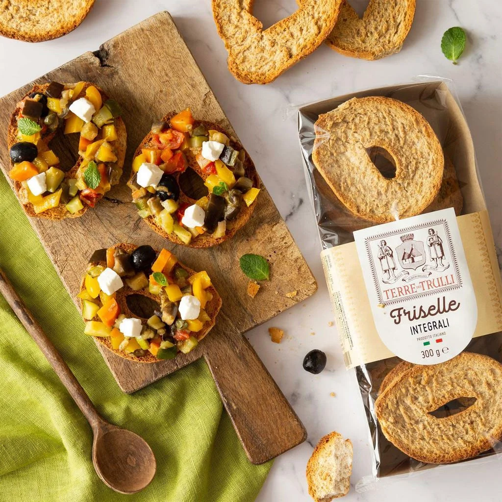Итальянская зернистая закуска-оптовая продажа фризель 300 г-готовый к употреблению хлеб
