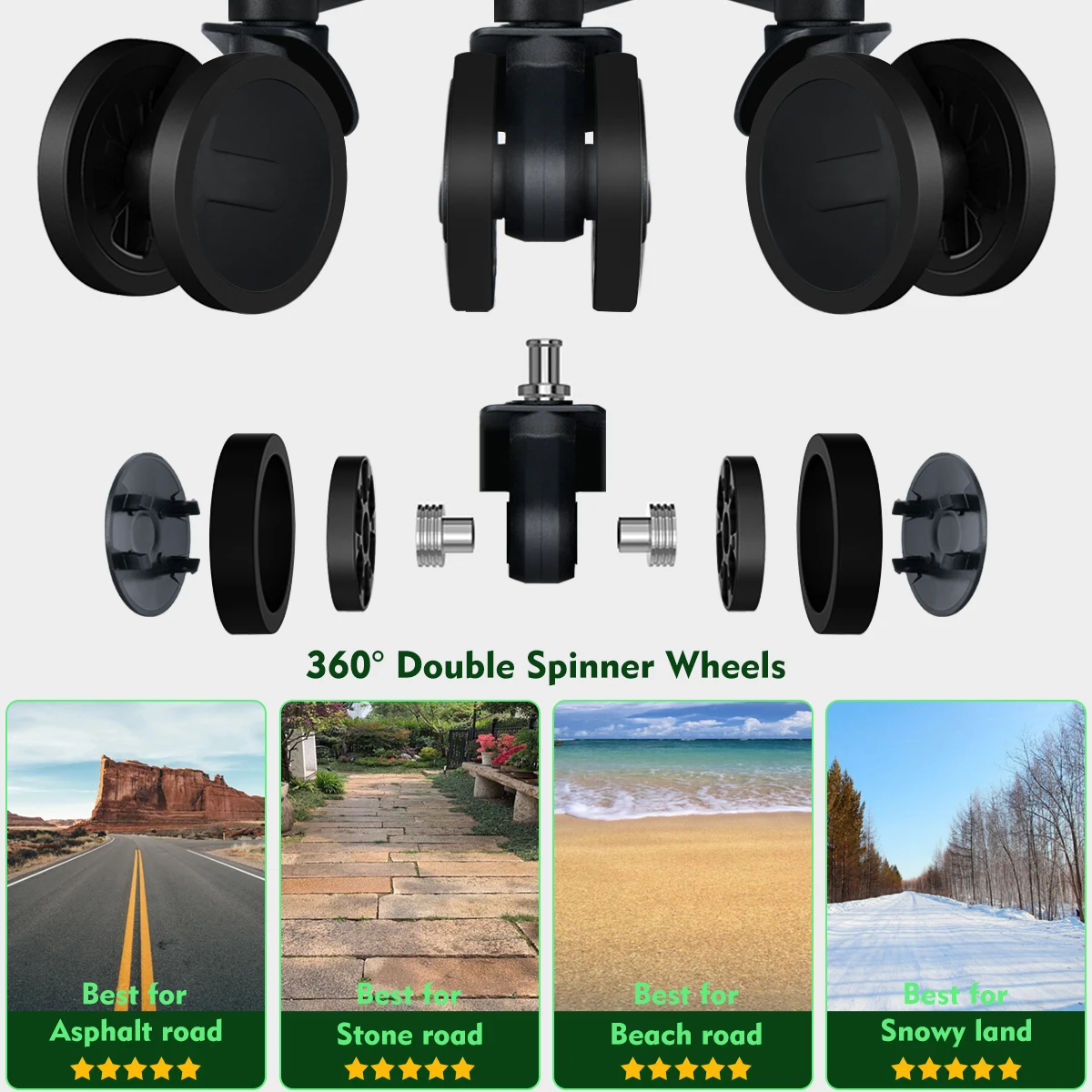 MGOB 2023 оптовая продажа новый пк багаж 3 шт. наборы чемодан сумки тележка дорожный пк чемодан