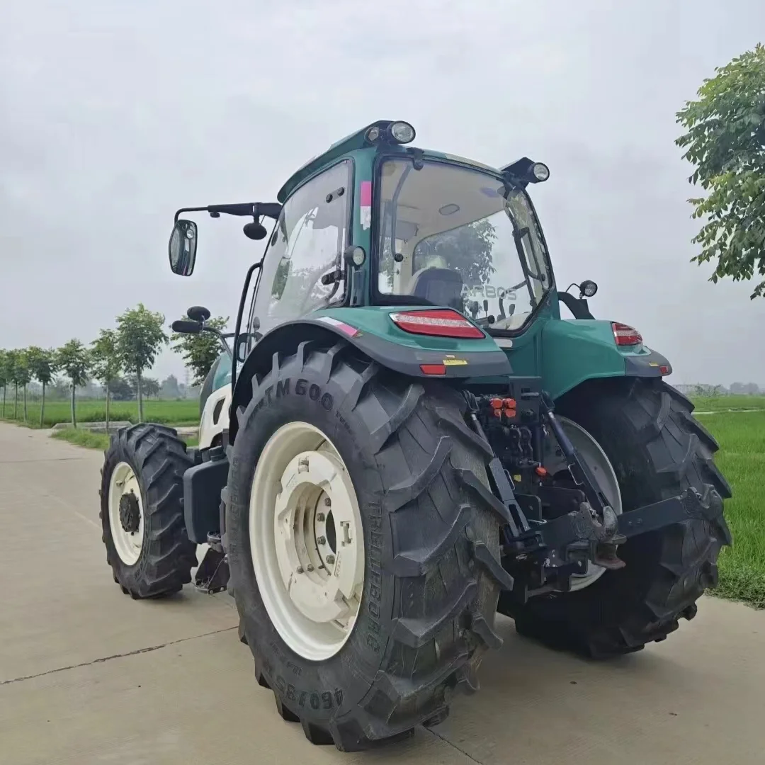 Used Farm Tractor 140hp With Cab 4x4 Front Loader and Backhoe