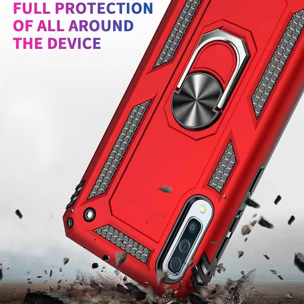 New Rotate 360 Degree Ring Stand Magnetic Adsorption Phone Case For Huawei P20 P30 P40 Pro Lite Case
