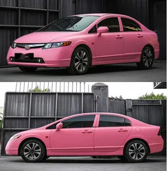 Premium car Hood Packaging Styling High gloss Pink sticker Automotive vinyl sticker Gloss Colored vinyl film sticker
