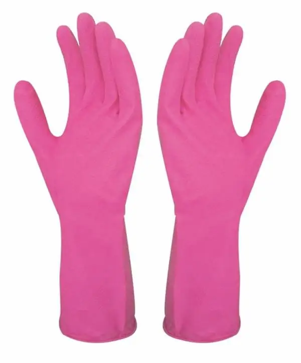 latex household unlined glove for dishwashing