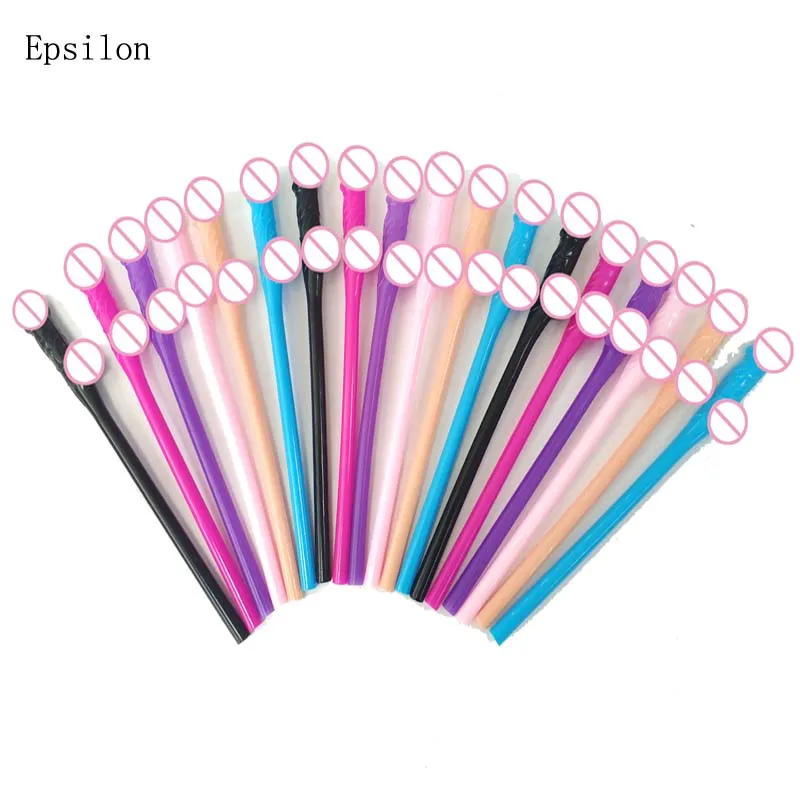 Epsilon Bachelorette Party Bridal To Be Supplies Funny Drinking Penis Straw Hen Party Confetti for Night Willy Bridal Shower Bride Decor