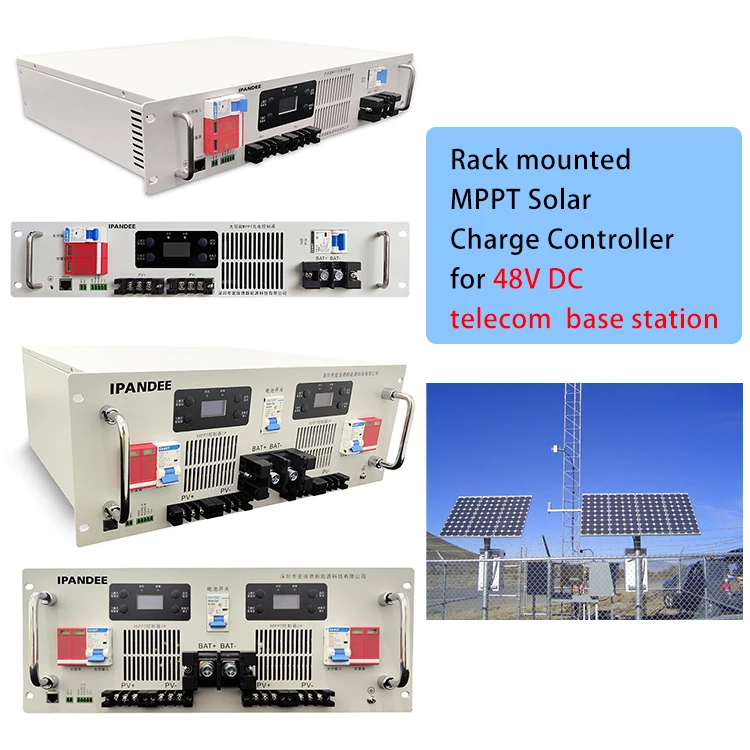 Станции Ipandee 48 в 30 А 40 А 60 А 120 А для сетевых телекоммуникационных башней, Mppt контроллер солнечного заряда с установкой в стойке Mppt