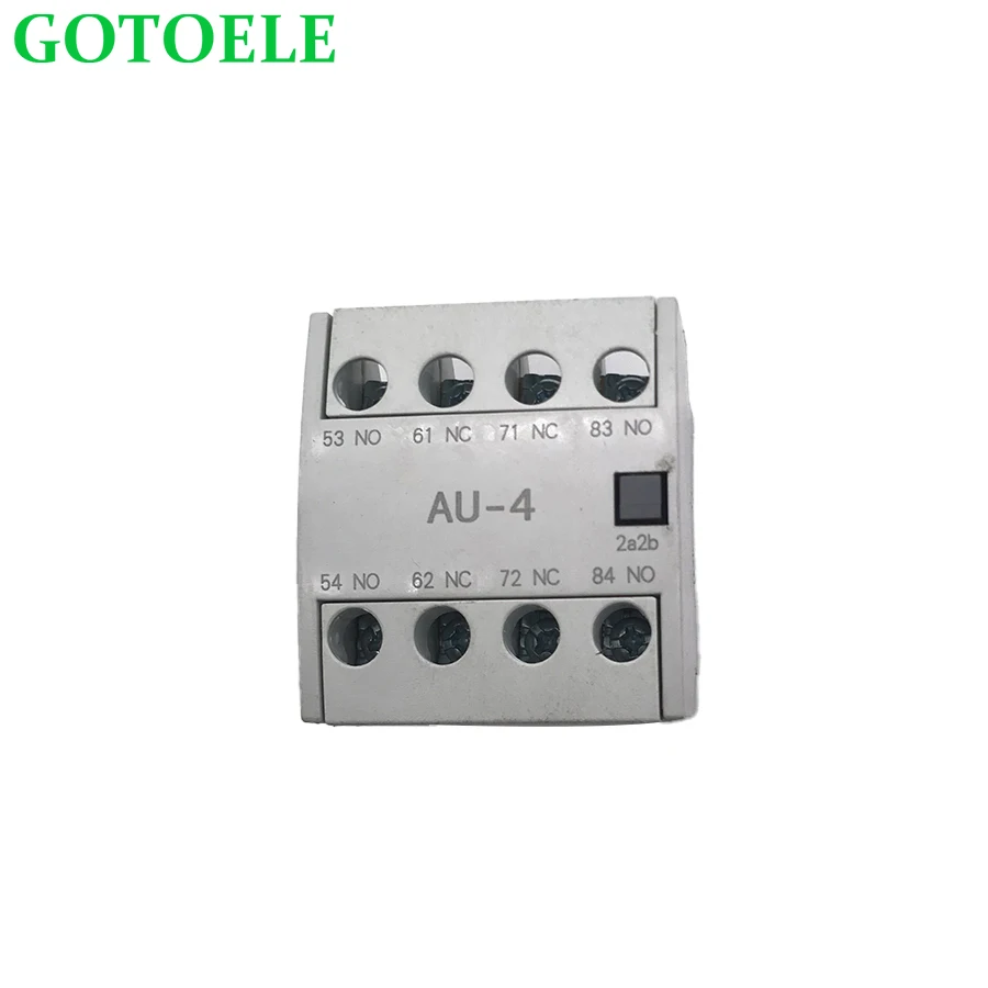 Ac contactor GMC auxiliary contact  AU-4 2a+2b silver point best quality used for GMC contactor