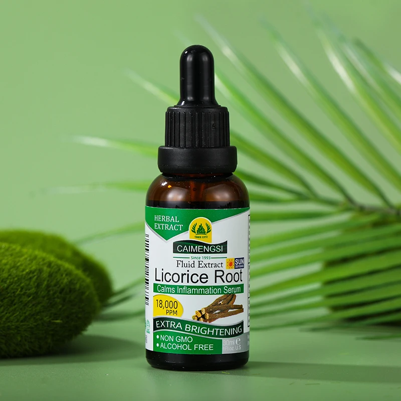 Factory wholesale natural herbal nourishing essence acne removal repairing licorice face serum