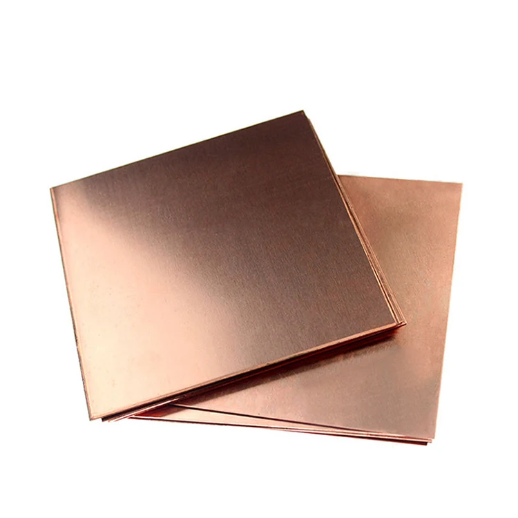 Hot selling 99.99% copper cathode plate Red pure gold plated copper sheet